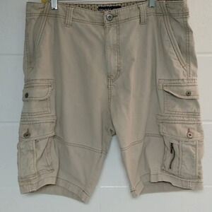 IRON CO CARGO SHORTS 100% COTTON, HEAVY DUTY